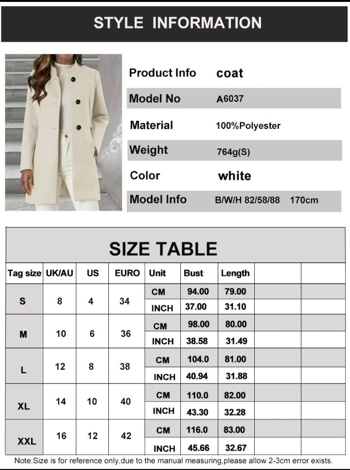 Abrigo Elegante Minimalista AURENZA™ – Edición Premium